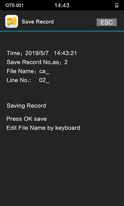 Save Record